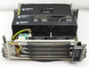 Nicolet Spectrometer Service Module – interior view with cover removed showing two black power supply modules, heat exchanger fins, coolant tubing, and pump assembly