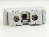 Phoenix Contact BK35/E terminal block – front connection face showing two screw terminals and center conductor bar