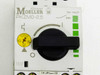 Eaton Moeller PKZM0-2.5 Manual Motor Protector – close-up front view of rotary dial showing 1.6–2.5A adjustment range and TEST button