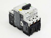 Eaton Moeller PKZM0-2.5 Manual Motor Protector Circuit Breaker – angled front-left view showing rotary handle, terminal screws, and wiring diagram label