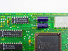 Colorado 026-328 tape controller board detail showing '1 Mb/s – 500Kb/s JUMPERLESS TAPE CONTROLLER' silkscreen, NEC MS2077AA-1 main controller chip, PAL16L8ANC (820-327), DM74LS161AN, and DM74LS245N ICs