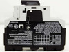 Eaton Moeller PKZM0-1.6 Manual Motor Protector – rear panel showing UL listing, Made in Germany label, HP/amp rating table, and wiring torque specs