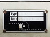 Singulus Technologies TC47 identification plate showing model TC47, serial number 7744/147 TC 08/00