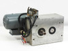 Taktomat IP 80 E indexing drive — rear-left three-quarter view showing output shaft side, motor fan end, and wiring leads