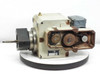 Singulus Technologies TC 47 Synchronous Servo Module – front three-quarter view showing open belt housing with gear train and Georgii Kobold motor