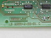 Berger Lahr PCB silkscreen closeup showing 'BERGER LAHR' logo and part number 'LS 220642-00-01 C' with Motorola XAA808 IC visible
