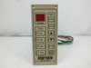 Close-up of Croyden 960-2 Rinse Controller front panel showing full button layout: Input, Open, Setup, directional arrows, Start, Stop/Reset, and Status LEDs