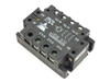 Carlo Gavazzi RZ4010HDP0 solid state relay block rear and side view showing output terminals 2/T1, 4/T2, 6/T3 and Carlo Gavazzi logo label