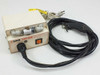 Simco F10 Top Gun static neutralizing blow off gun — front three-quarter view showing power unit with ionization tube, controls, and handheld gun with cable