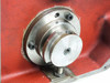 Singulus TC3-5--03 – close-up of precision flanged output shaft with central bore and four mounting bolt holes