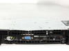 Dell PowerEdge 1850 front panel close-up – power button, drive activity LEDs, VGA and USB ports, Dell badge