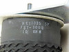 Close-up of FST-1000 label showing HE11035 5P part number and 10 OHM resistance marking printed on resistor end cap