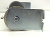 End view of FST-1000 tubular power resistor showing metal chassis mount bracket, end cap, and terminal bolt