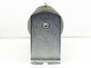 Huntington Electric FSE-1000 wirewound resistor – end cap and steel mounting bracket foot detail view