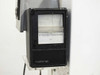 Rustrak Model 288 strip chart recorder showing pH scale 0–14, mounted to panel side