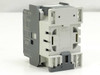 ABB N31E contactor relay — rear and left-side view showing DIN rail clip, 45mm mounting slot, and Made in France label