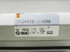 SMC CDQ2KB80-UIA980 rating label showing model number, Max Press 145 PSI / 1.0 MPa, Made in USA