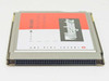 Megahertz XJ2288 PCMCIA modem edge connector end showing 68-pin PC Card interface — insert-this-end view