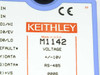 Keithley M1142 label close-up – Made in USA, VOLTAGE +/-10V, RS-485, 0006 markings clearly visible
