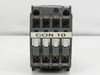 ABB A9 CON 10 contactor — front view showing 3 main poles (1L1, 3L2, 5L3) and 21NC auxiliary terminal
