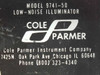 Cole Parmer Low-noise Illuminator (9741-50)