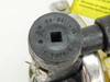 Close-up of Wilden 00-5411-16 discharge port cap with molded part number P/N 00-5411-16 and DISCHARGE marking with square drive recess