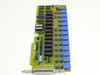 Keithley PC66C 8/12 Channel D/A Card – angled front view showing full ISA card length, blue capacitors, and IC array