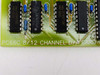 Keithley PC66C close-up of PCB silkscreen label reading 'PC66C 8/12 CHANNEL D/A CARD' with CD74HCI002E, SN74LS164N, and CD74HCI126E ICs visible