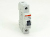 ABB S271 K2A 1-pole DIN rail circuit breaker — front panel view showing model label, K2A rating, and toggle switch in OFF position