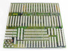 Netstal PAN 110.240.9850D Komplett I/O backplane board – alternate top-side angle showing full connector array and board layout