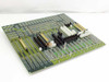 Netstal 110.240.9850D I/O backplane – angled side view showing board thickness, edge connectors, and connector groupings