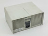 Flexilux 600 Longlife rear panel showing IEC AC power inlet and ventilation grille with rating label