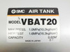 SMC Small Capacity 20L Compressed Air Tank VBAT20