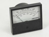 Omega 7035-J-500 Type J thermocouple panel meter — front view showing dual °F/°C analog scale with parallax mirror and needle near zero
