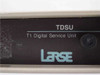 Larse TDSU-B449 front panel label close-up showing TDSU T1 Digital Service Unit and Larse logo