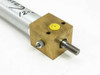 Pneumatic Cylinder 9" Stroke 0.5" Threading on 5/8" Shaft with 0.5" Ports