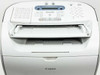 Canon FAXPHONE L170S front view with output paper tray extended and full control panel visible
