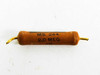 Caddock MS244 2.0 MEG Ohm 1% Power Film Resistor full view showing both axial leads and all label markings