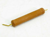 Caddock MS313 Power Film Resistor – side profile showing cylindrical body and axial gold leads