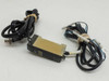 Omron E3X-A11 fiber-optic photoelectric sensor amplifier with fiber head and pigtail leads — full unit overview