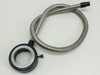 Fiber-Optic Microscope Light Source Flex Cable Ring Mount Black 38" Long