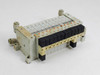 SMC VQ1201N-5 VQ1101N-5 solenoid valve manifold – rear three-quarter view showing solenoid coil blocks