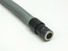 Volpi fiber optic cable — close-up of input light tip end showing black connector and fiber bundle face, approximately 15mm diameter