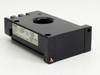 Fuji Electric BRR19N-02S Earth Leakage Relay — three-quarter front view showing 25mm sensor aperture and rating label on black housing