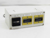 Hengstler 891321 electromechanical counter panel front view showing Running Time, Feeding Disc, and Take Out Disc counters