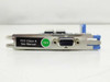 IBM 74F9321 Token Ring card bracket close-up – FCC Class A label, green 16/4 speed indicator badge, and 9-pin DB9 connector