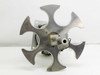 NSK YS2020FN001 – top-down view of 6-slot aluminum rotating tray with EX-13EAD position sensors mounted at center hub