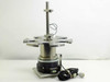 NSK YS2020FN001 rotating tray motor assembly – full side view showing 6-slot aluminum tray and motor base with wiring