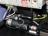 Camtek Falcon PD – internal motor and actuator assembly with Mitutoyo labeled bracket, DIF/REF labels, and motion components; assembly label SA029W795 REV.A visible