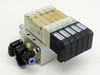 Koganei F10M5AJ Manifold with F10T1, F10T1-CPL3 & F10T2-CPL3 Solenoid Valves